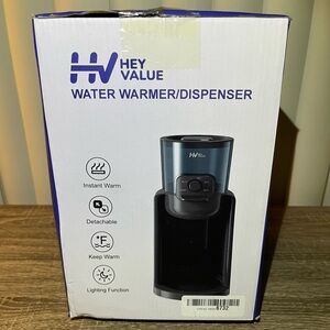 Water Warmer, HEYVALUE Baby Bottle Warmer, Formula Maker with Night Light, 4 Tem